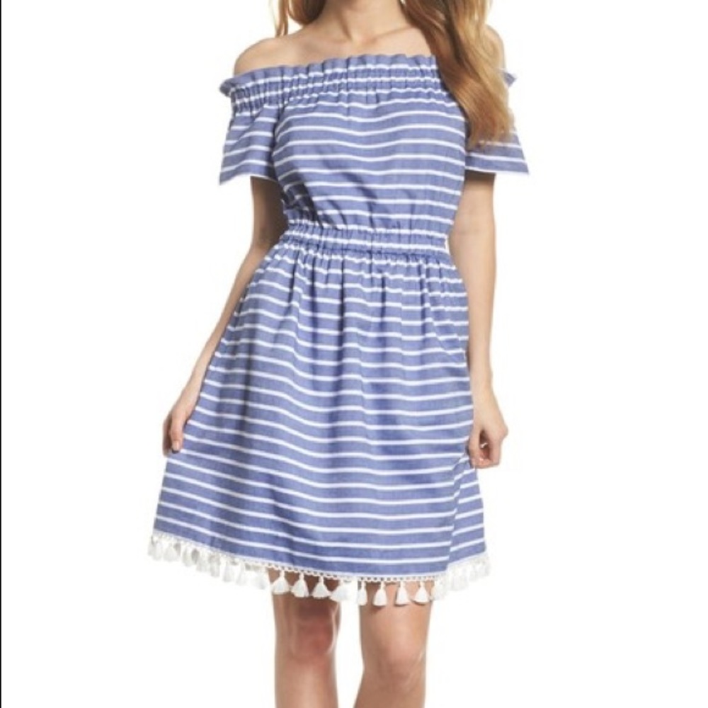 Elise J striped dress